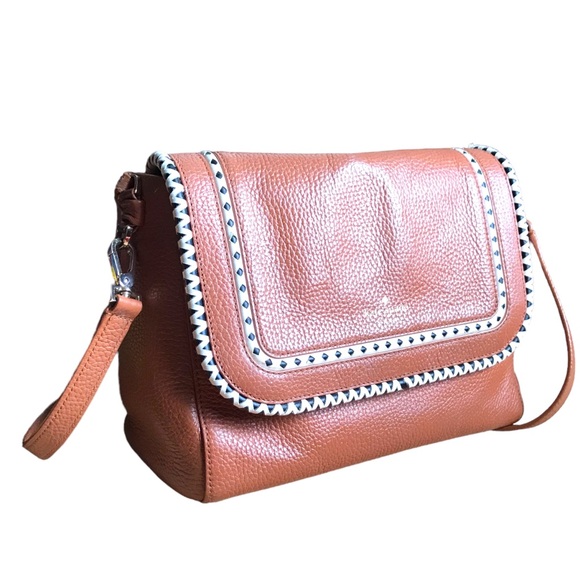 Kate Spade Coralie Sheffield Street Cognac Brown Leather Purse & Matching Wallet - Picture 10 of 16